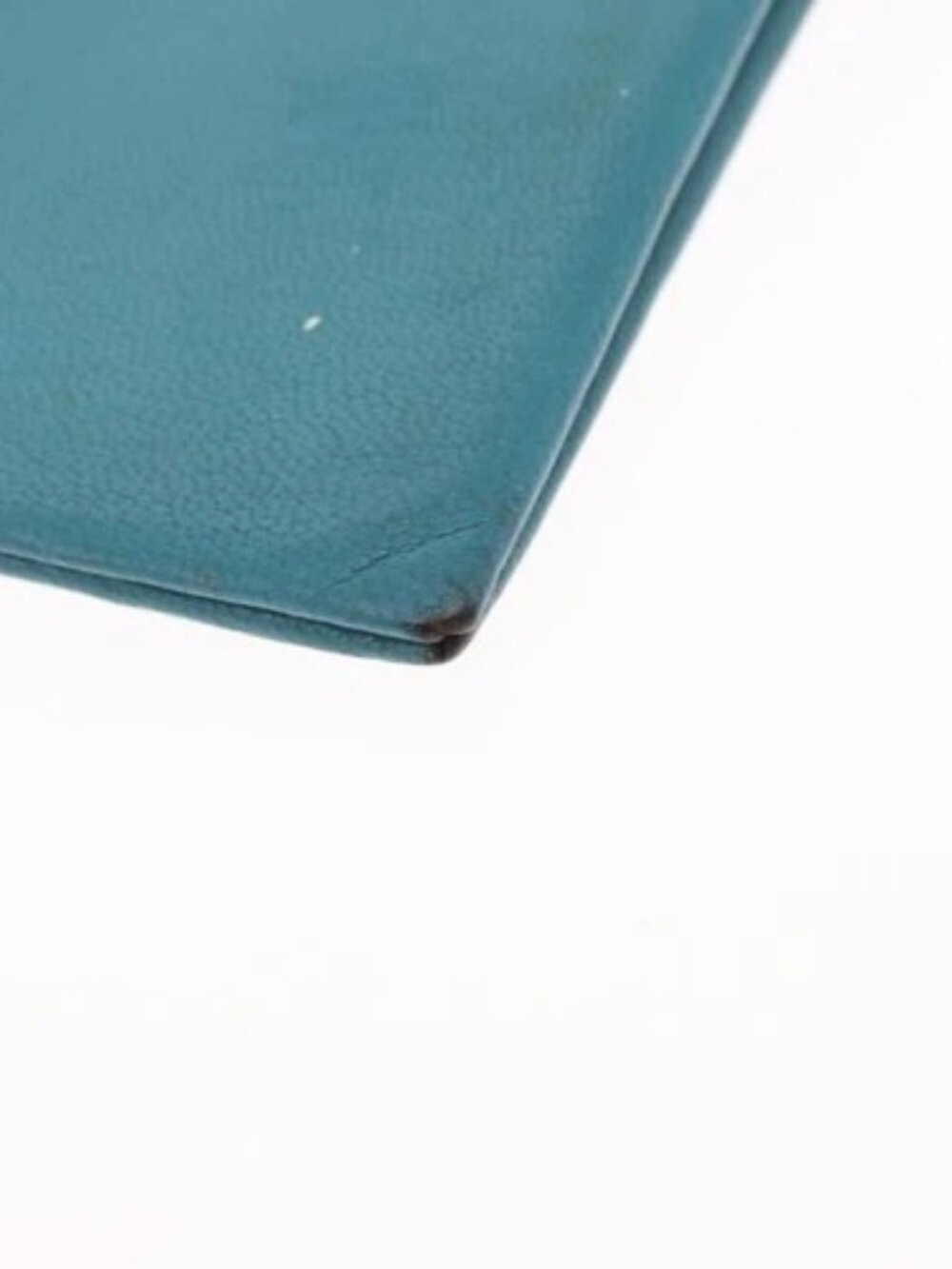 HERMES Clutch Bag Cotton Leather 2 Set Red Blue Auth bs32605 - Picture 14 of 16